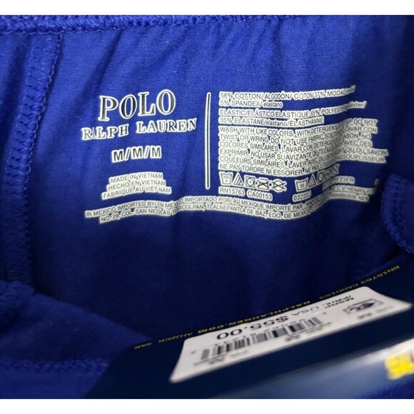 Polo Ralph Lauren Men's Polo Sleep Pants Graphic Print Blue Medium NWT's. - Picture 7 of 8